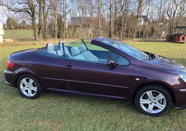 samochody osobowe Peugeot 307 CC cena 8900 przebieg: 225250, rok produkcji 2004 z Leśnica